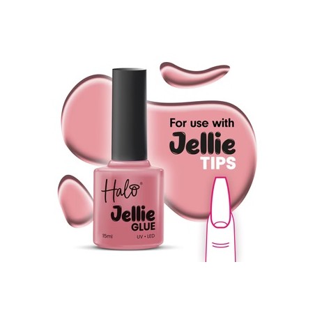 Halo Jellie Glue UV/LED 15ml avec pinceau