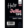 Halo Jellie Tips Short ALMOND clear x 120 Size 0-11