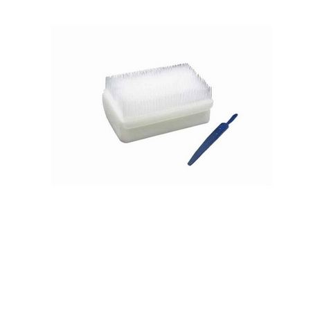 Brosse Silicone emballage sterile