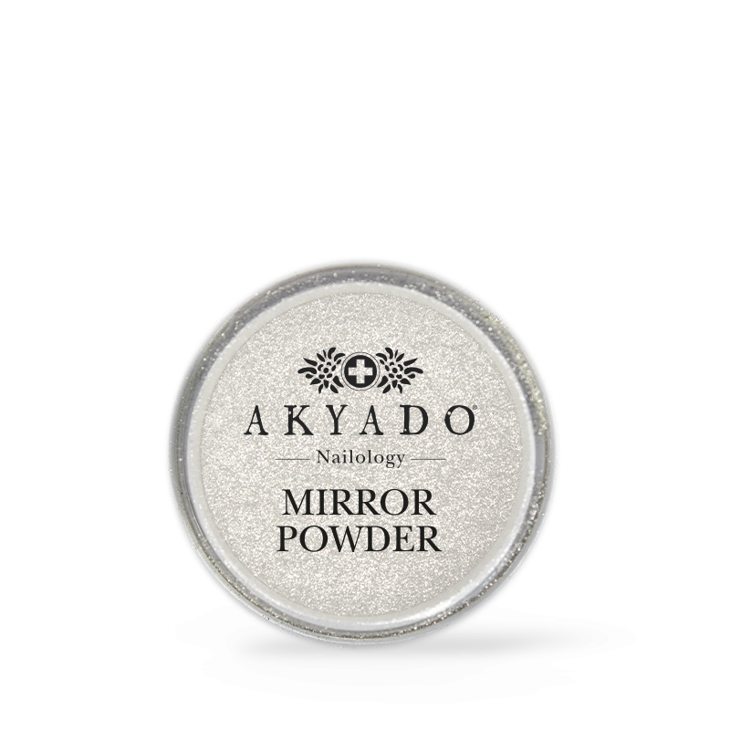 Poudre Miroir chromé Argent Akyado