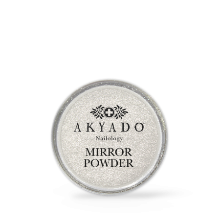 Poudre Miroir chromé Argent Akyado