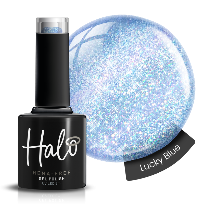 HALO VSP 8ml Lucky Blue pailleté