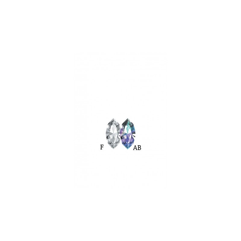 SWAROVSKI 10 Navette F (Crystal) (4x2mm)