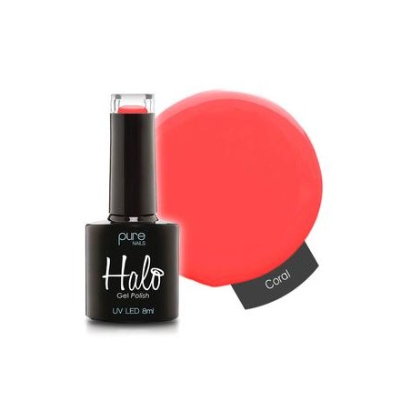 HALO VSP 8ml CORAL HEMA Free by PURE NAILS UK