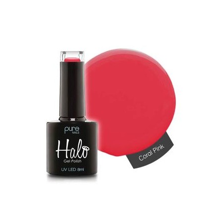 HALO VSP 8ml CORAL PINK Hema Free by PURE NAILS UK