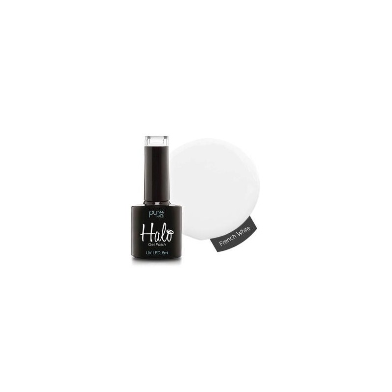 HALO VSP 8ml FRENCH WHITE (French Manucure) Hema Free by PURE NAILS UK