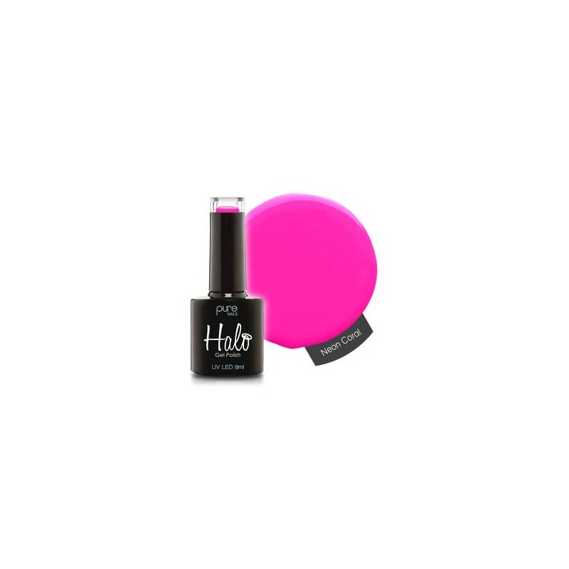 HALO VSP 8ml NEON CORAL Hema Free by PURE NAILS UK