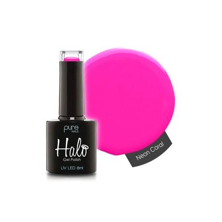 HALO VSP 8ml NEON CORAL Hema Free by PURE NAILS UK