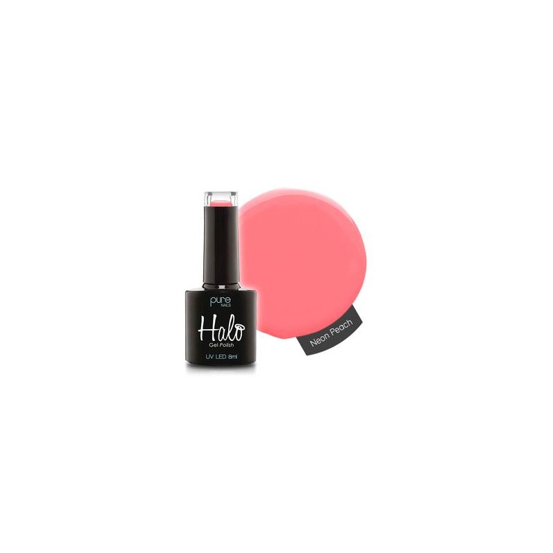 HALO VSP 8ml NEON PEACH Hema Free by PURE NAILS UK