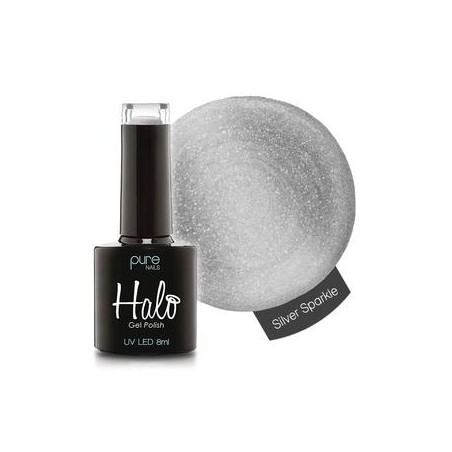 HALO VSP 8ml SILVER SPARKLE couvrance 2/5 by PURE NAILS UK