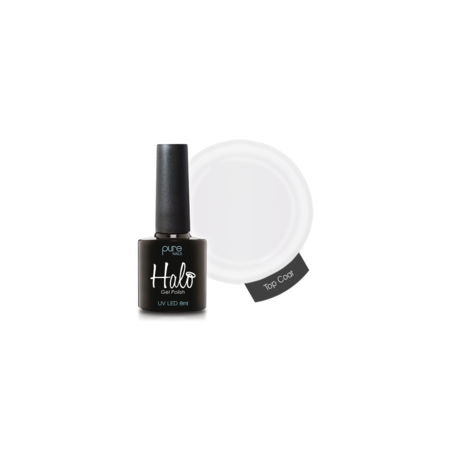 Halo 8ml Thick Top Coat Gel Polish - finition épaisse - sans Hema