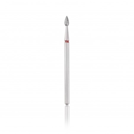 Flamme Diamant Rouge Ø2,3mm L5mm HBD-257RD.023