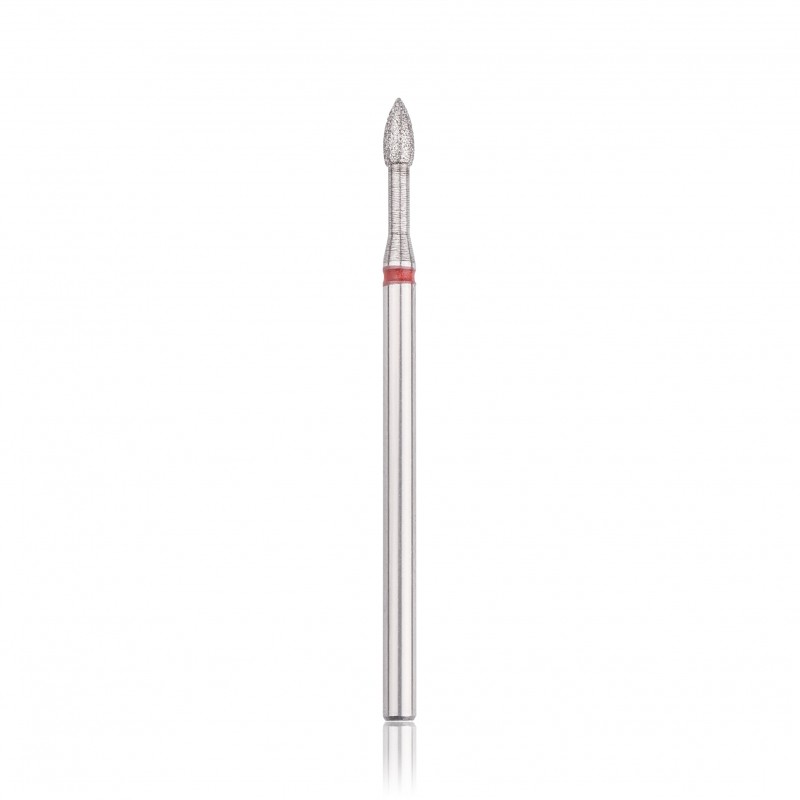 Flamme Diamant Rouge Ø 2,3mm L5mm HBD-274RD.023