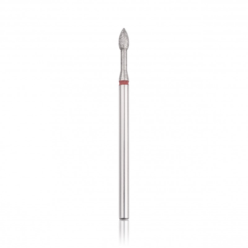 Flamme Diamant Rouge Ø2,5mm L5mm HBD-274RD.025