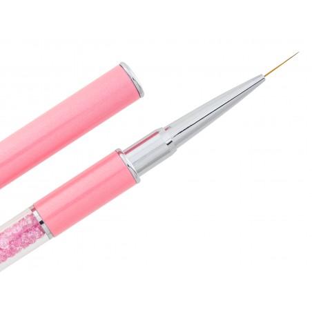 Pinceau Striper Moyen Rose Nerveux pour Nail Art et arabesque